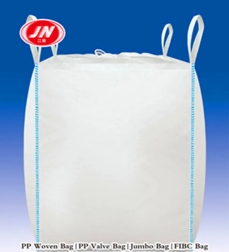 
Cheap Wholesales super sack fibc big bag 1 ton jumbo bag for sand, building material, chemical, fertilizer, flour 