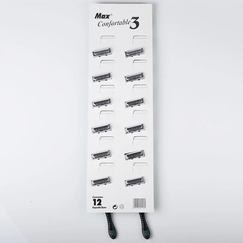 Razor Blade Shaving Razor Display card package