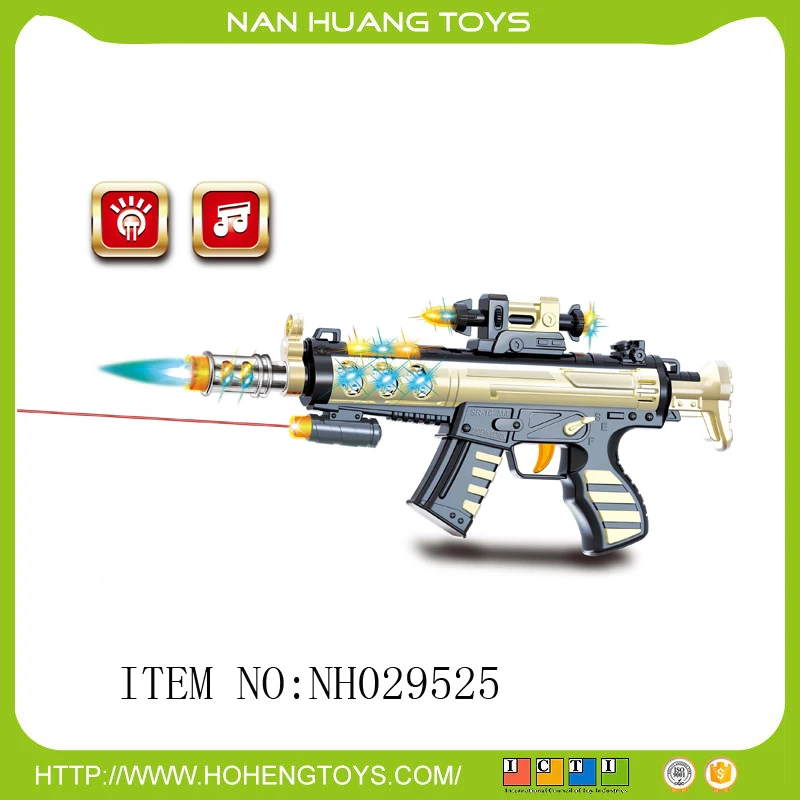 Toy Back Submachine Gun for Kids2018 Electric Solid Electronic Toy Plastic with Infrared Ray ABS