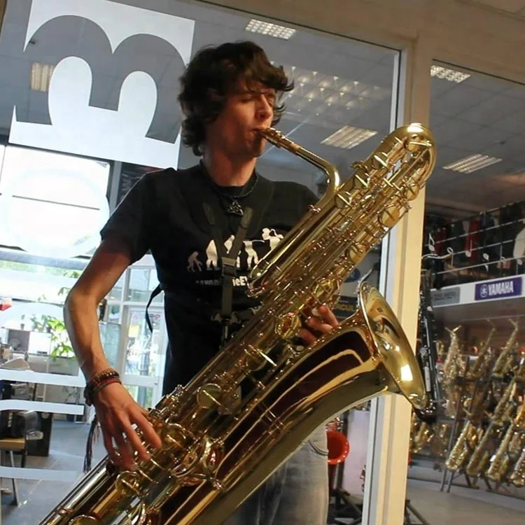 
Accept OEM Dasheng Music DSBB-A600 Chinese Cheap Wind Instrument Bass Saxophone 