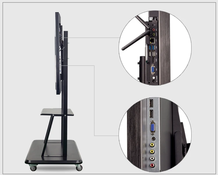55' cheap high quality IR smart touchscreen board all in one touch pc Interactive Flat Panel