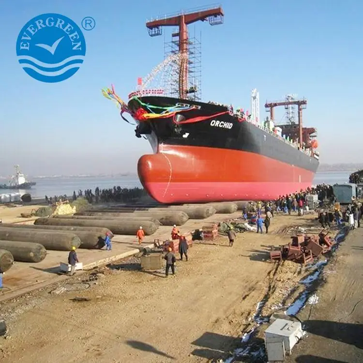 launching airbag for dhow dry dock rubber salvage ship airbag
