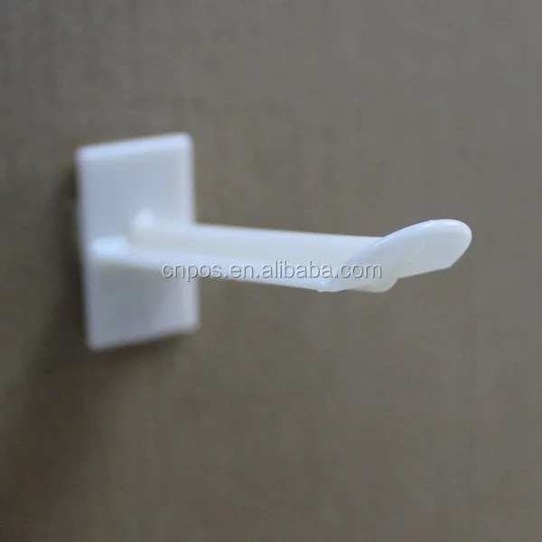 plastic butterfly hooks for supermarket displayed