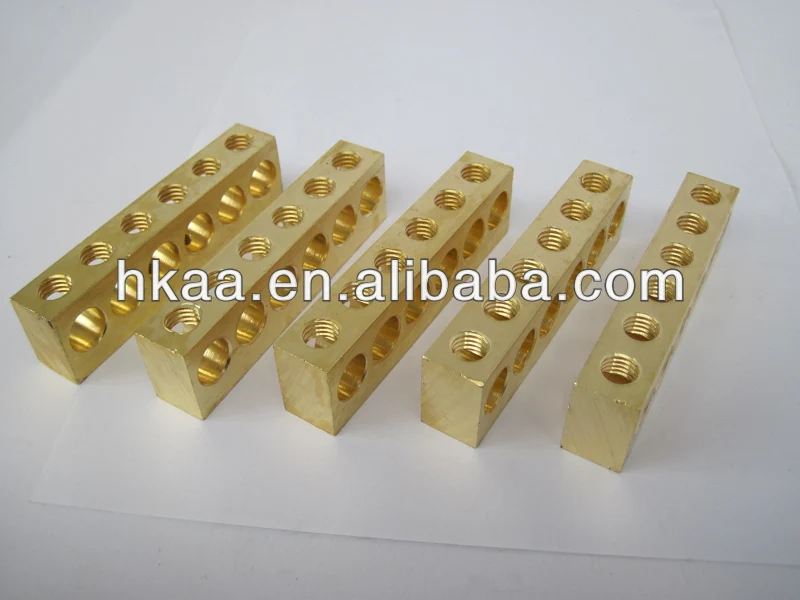
China Custom Made Brass Terminal Blocks for Electric Meter parts 