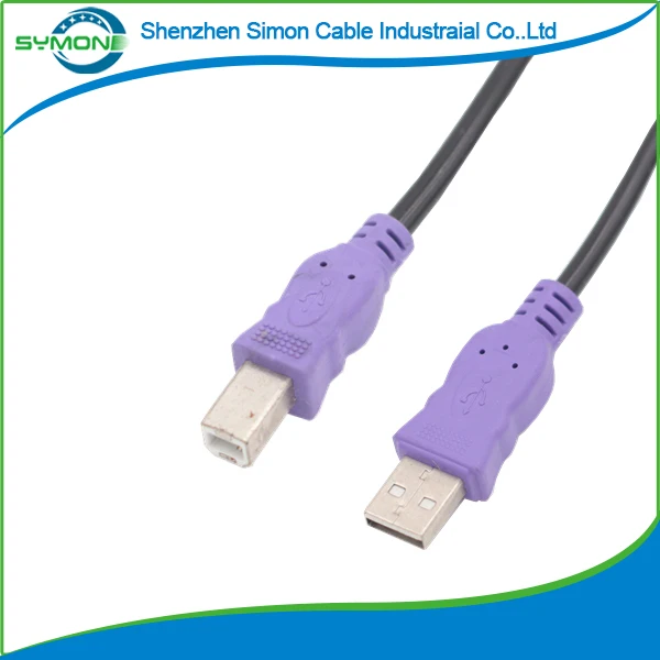 
cheap 1.5m Black high quality USB 2.0 Printer Cable Type A Male to Type B Male USB 2.0 cable for Printer 