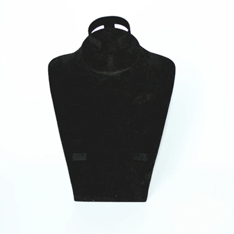 Elegant Handmade Beautiful Black Velvet Jewelry Set Display Stand
