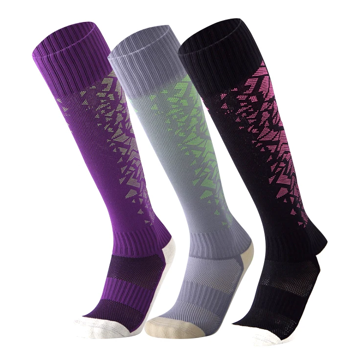 KANGYI Sports wear Men grip stockings Wholesale anti slip Soccer football socks