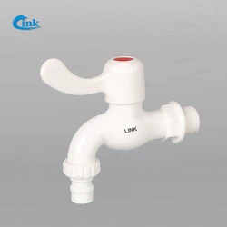Southeast Asia Classic Wall Mounted Single Handle Plastic Faucet Water Tap In Basin Faucets Color Plastic PVC POLO Faucet