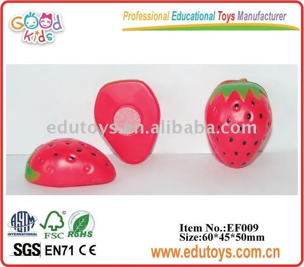 искусственный клубника пластиковые фрукты и овощи для школьные принадлежности edutoys