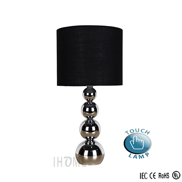 Modern Bedside Light Ice Cube Glass Touch Table Lamp