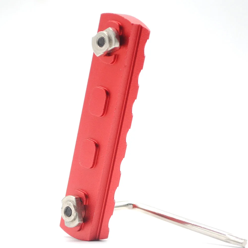 
Red Color Aluminum 7 slots M-lok picatinny Rail Section fits AR15 AR-15M-LOK handguard 