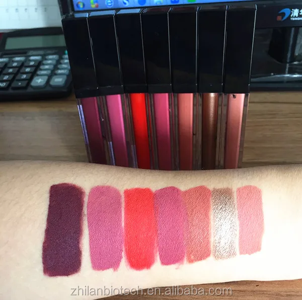private label fashion nude shades  long lasting waterproof matte liquid lipstick