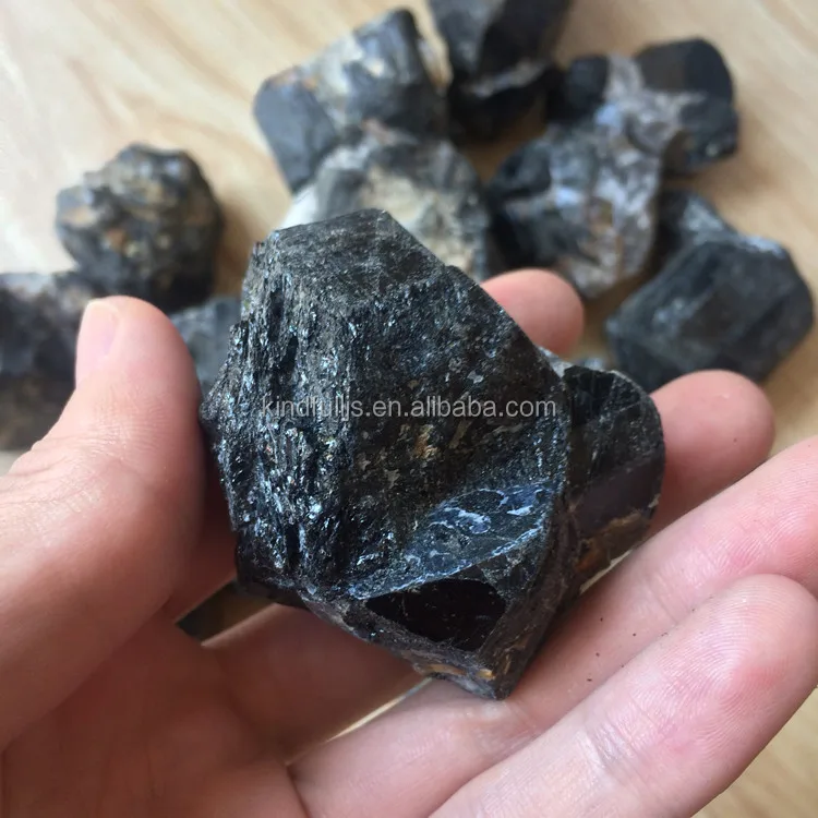 Natural Black Tourmaline Rough Stone Price Crystal Mineral Ore For Sale