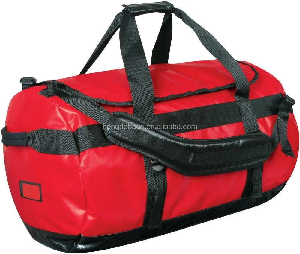 Travel Camping Hiking Colorful 500D PVC Tarpaulin Waterproof Travel Bag Duffle Bag