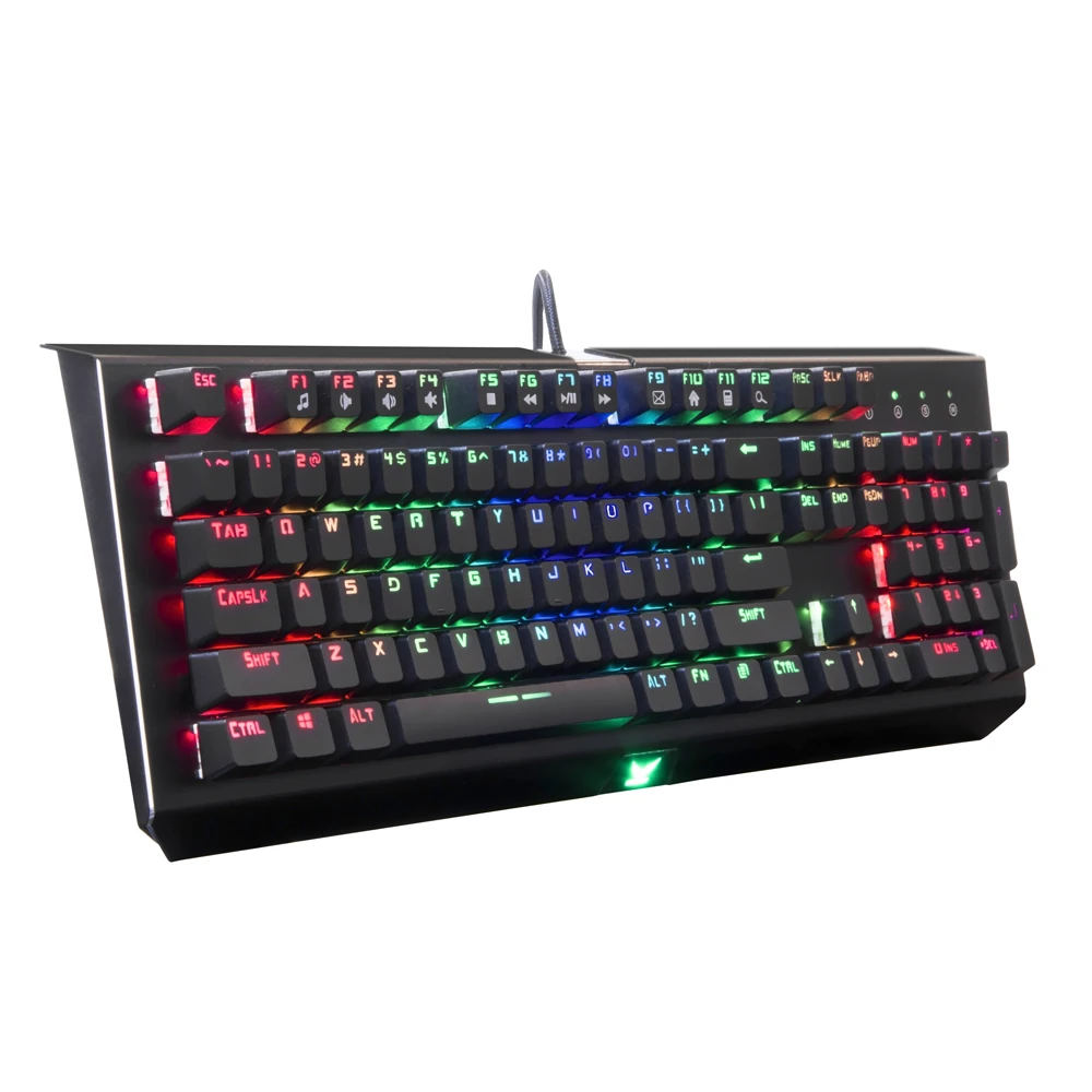Latest product BST-906 wired gaming mechanical keyboard with RGB backlight for gamer