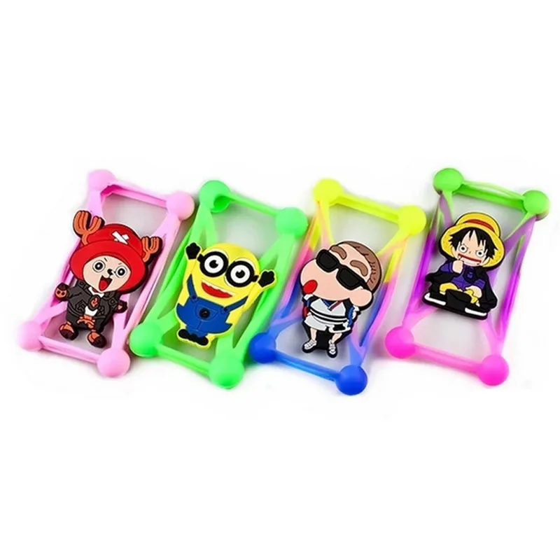 Custom 3D Cartoon Soft Universal Silicone Cell Phone Case Protective Cover