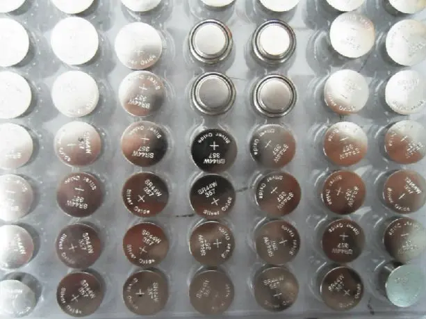 High Quality button cell battery SR44 357 LR44 Silvery Oxide cells
