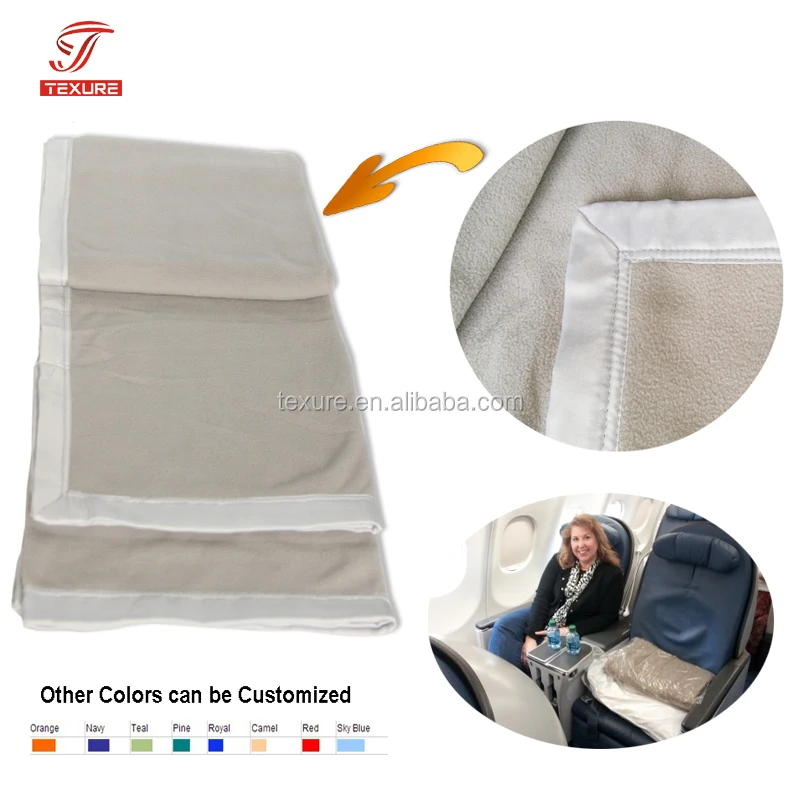 Higher Quality Business Class Airline Thermal Blanket Compliant with Flame Retardant FAR 25.853