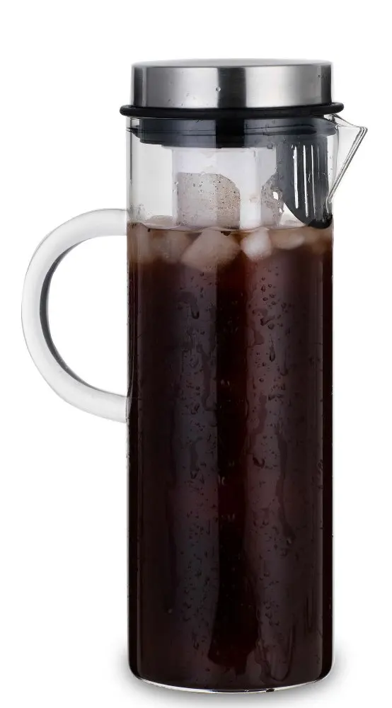 Elemental Kitchen trade assurance unique design brewing filter core stainless steel lid glass cold brew coffee maker