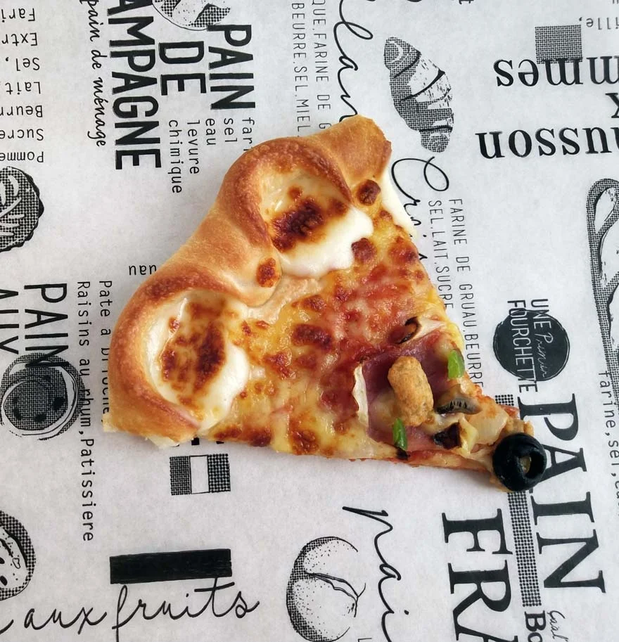 
Silicone Coated Greaseproof Paper Logo Printed Pizza Liner Paper 