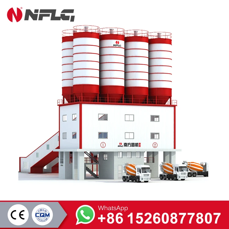 
Supply HZS type concrete batching and mixing plant with 50m3/h 200m3/h 