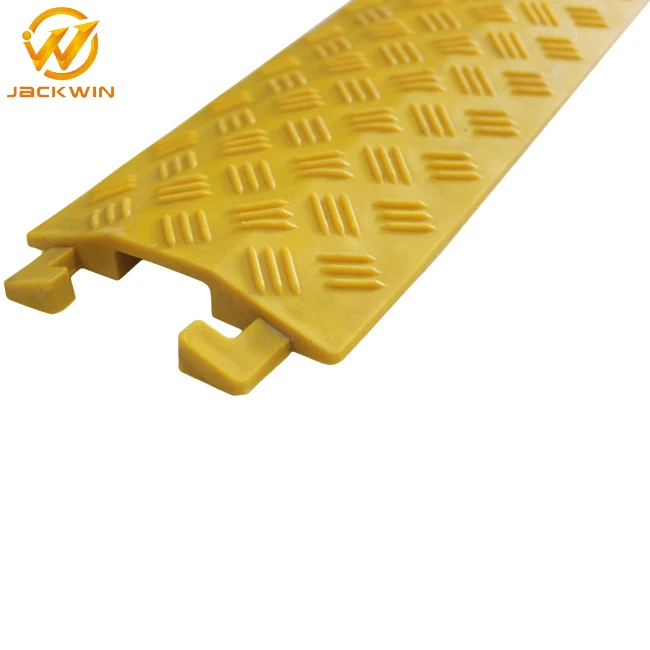 Hose Ramp For Floor / Flexible Cable Protector / 1 Channel Office Cable Protector