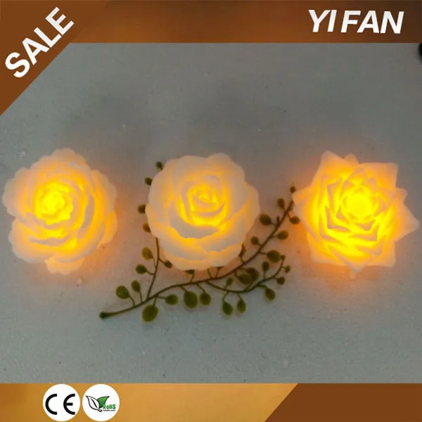 
Hot Sale Wedding Fantastic Flower Shape Artificial Candles 