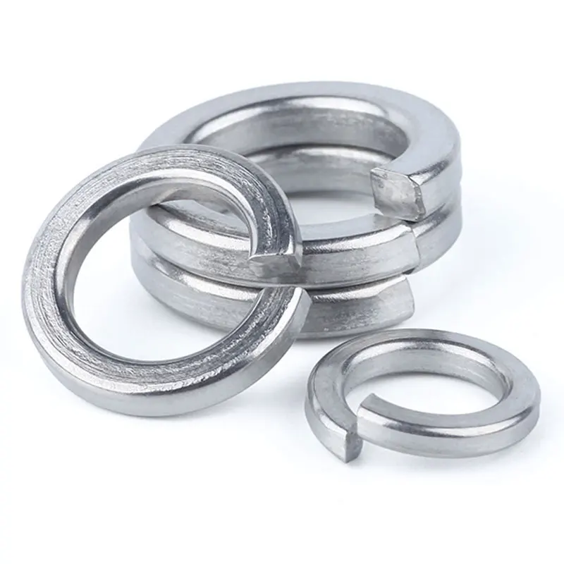 High Quality DIN127 Stainless Steel 304 316 Lock  Spring Washer Machine Double Coil Spring Washer