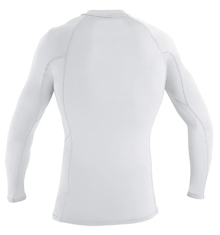 Мужская Базовая куртка UPF 50 + белая с длинным рукавом