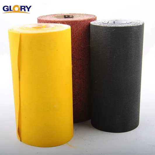 Multicolor Water aluminium oxide Sandpaper Roll for Polishing sanding paper disc