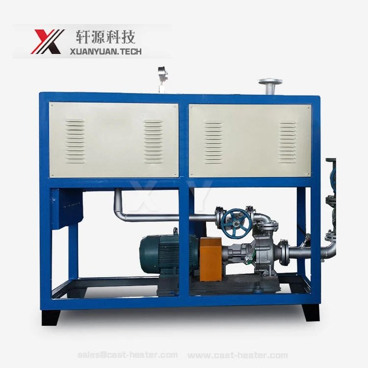 Hot press machine industrial electrical thermal oil heater