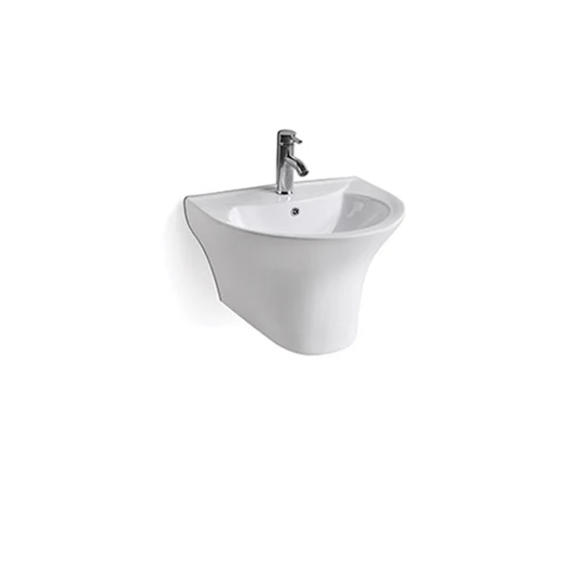 
Ceramic wall hung installation bathroom wash hand basin sinks 