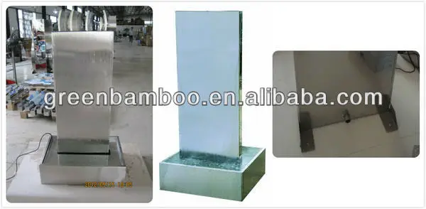 indoor water wall stainless steel fountain garden waterfall SEG0621