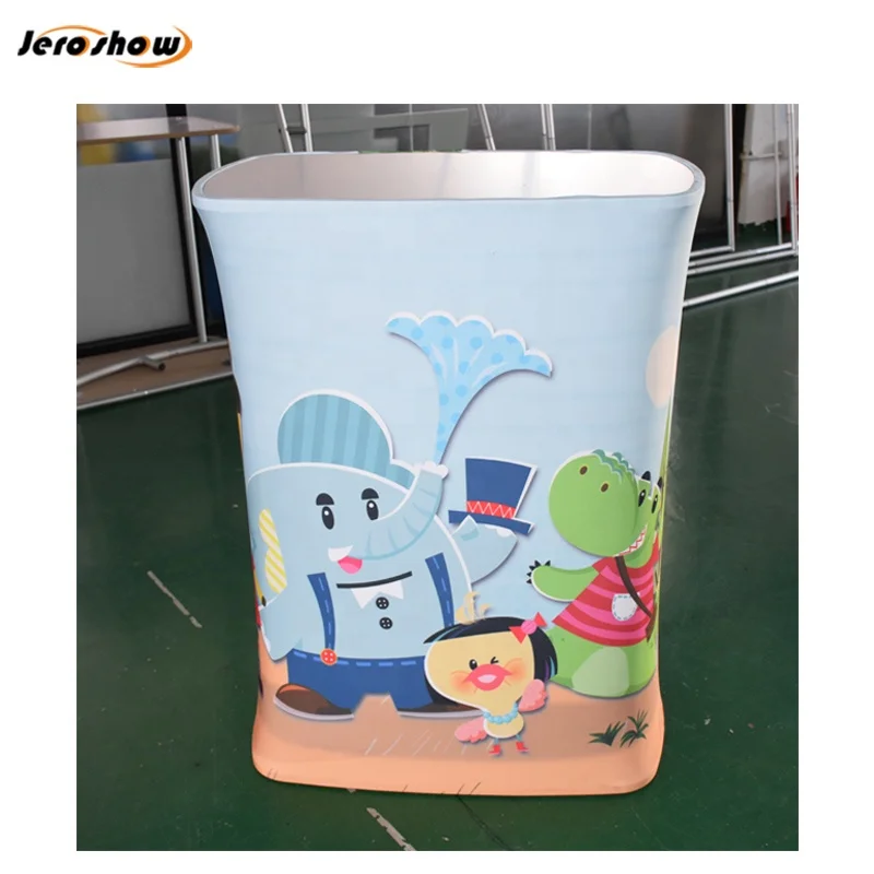 Aluminum Tension Fabric pop up exhibition advertising booth counter luxury promotion table