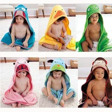 Foreign Trade Baby Infant Absorbent Cotton Bath Towels Cotton Bathrobe For Baby