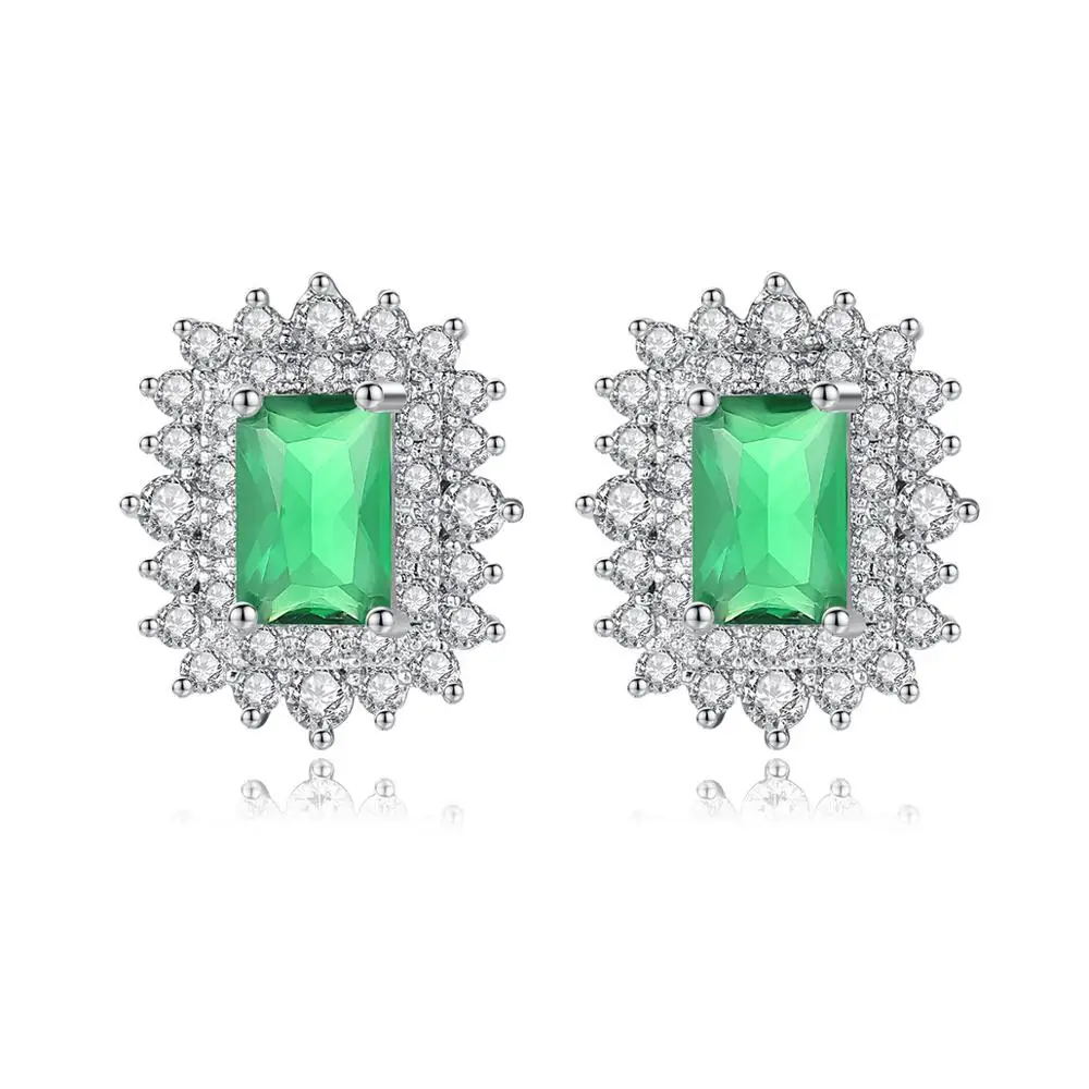 LUOTEEMI Fashion Korea Personality Elegant A AA Cubic Zirconia CZ Paved Women Luxury CZ Fine Jewelry Earring