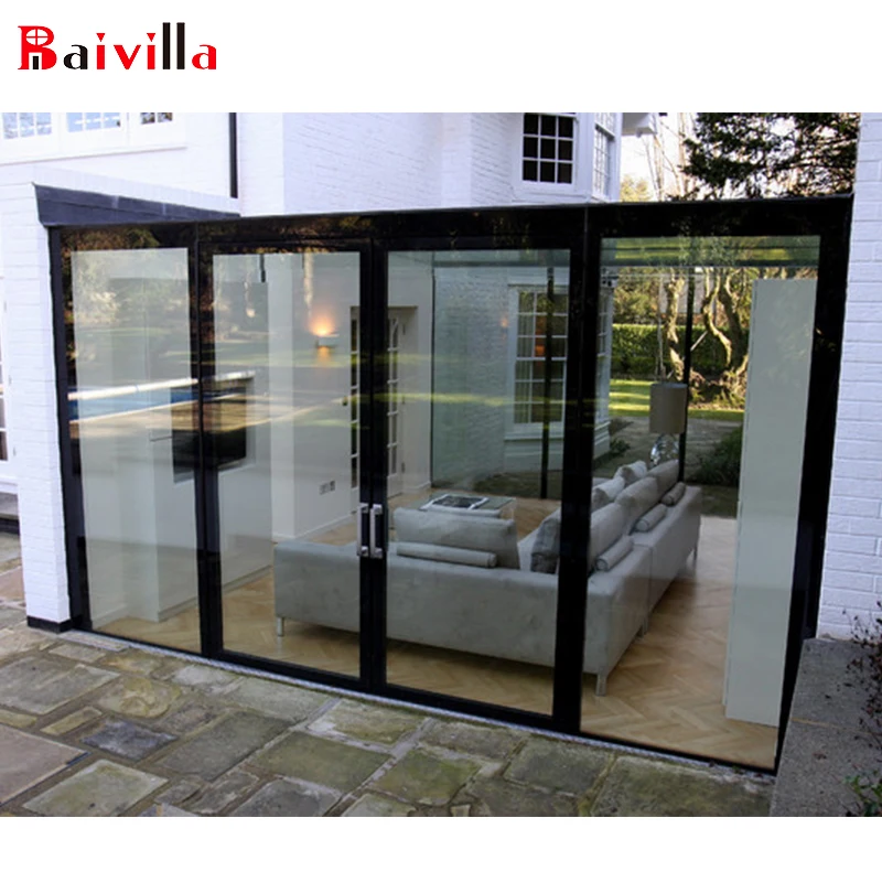 
Latest Design Prefab Glass Garden House Sunroom with aluminum extrusion profile prefab sunroom 