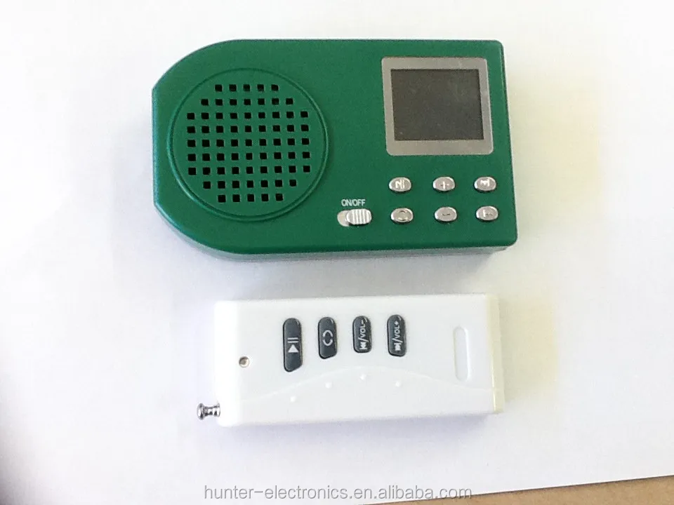 mp3 bird caller with remote control