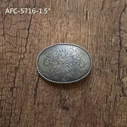 Personalized Belt Buckle Vintage Western Cowboy Belt Buckles Rope Edged For Men