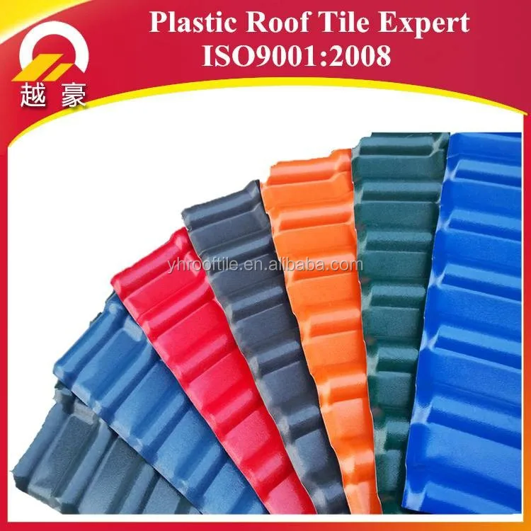 High Quality Spanish Roof Tile Plastic Roofing Shingle