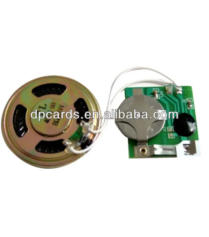 High quality music chips for greeting cards