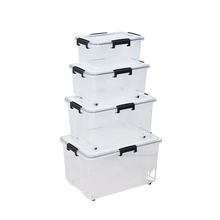 Multifunctional Airtight Plastic Storage Box Waterproof Outdoor Organizer 10kg Load Capacity Eco-Friendly Custom Food Storage