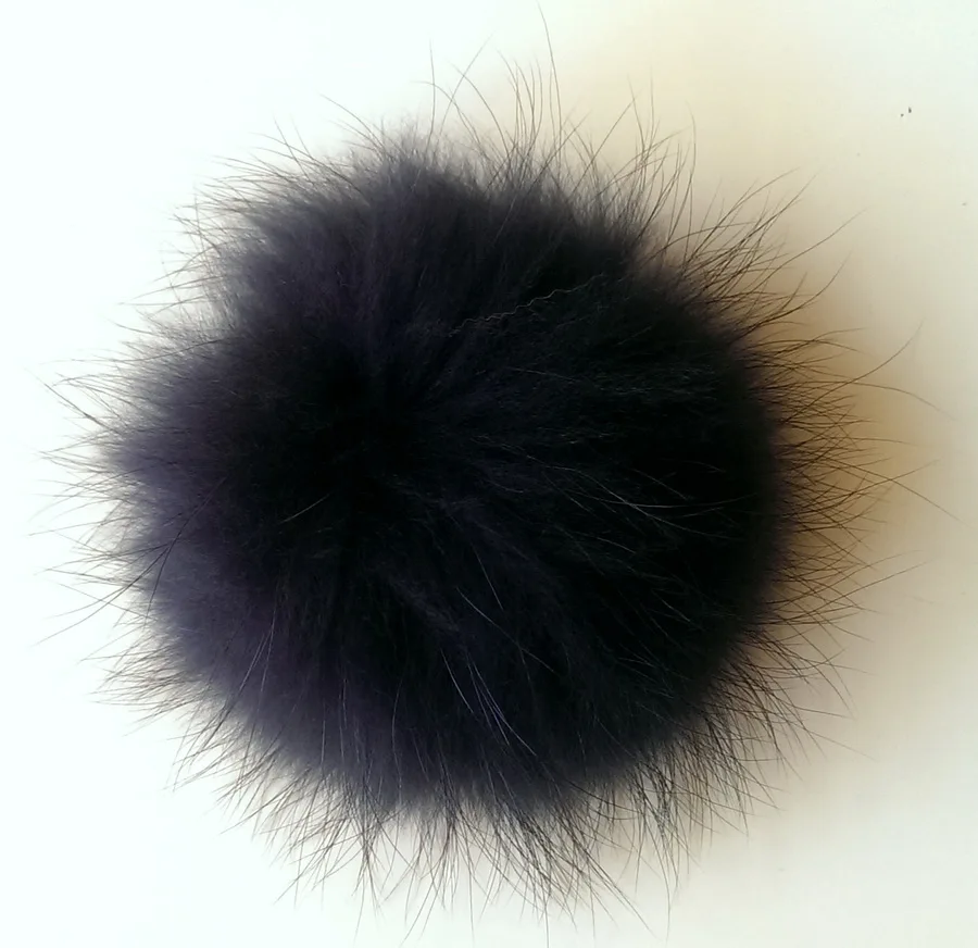 13-22CM hot-selling raccoon fur ball garments accessories shoes & accessories, raccoon fur pom poms