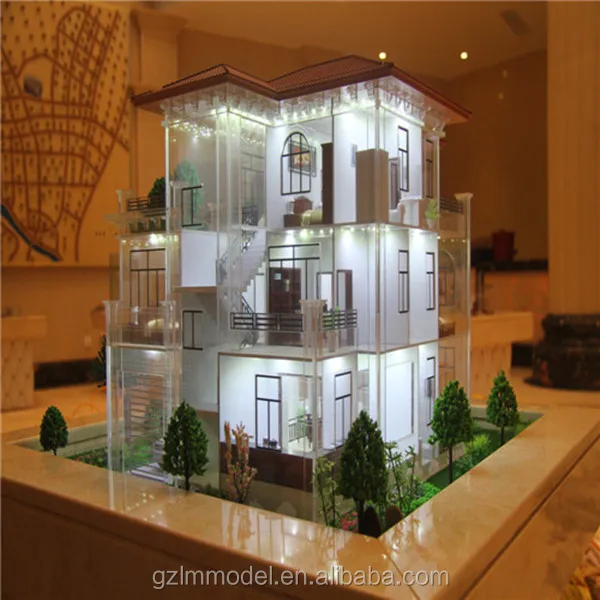 Lighting Miniature Architectural Scale Models For Home Interior Layout