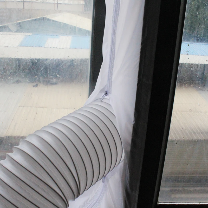 
3m 4m 5.6m Size Window Seal Cloth For Air Conditioner With High Quality Waterproof And Zipper Lock Function 