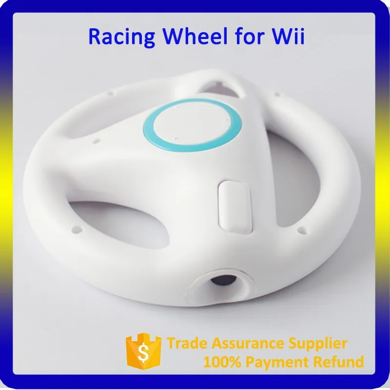 Classic Gaming Racing Wheel for Nintendo Wii Steering Wheel Remote Controller