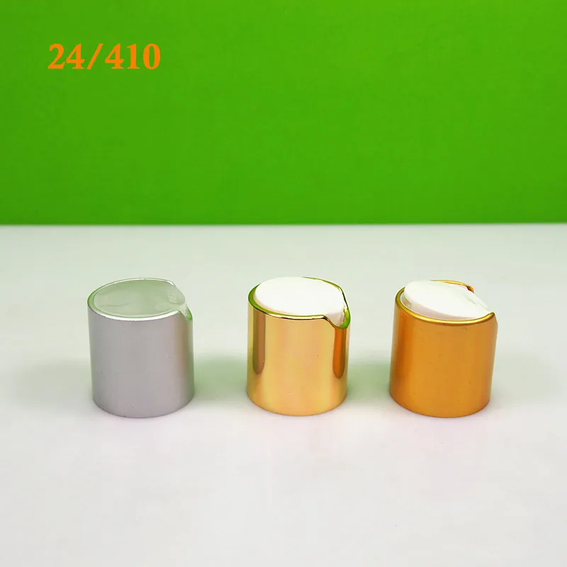 matt  shiny sliver golden aluminum  disc top lid 24