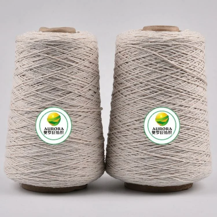 8s/8ly  thick tufting yarn recycled  polyester cotton  blended yarn for mop and ropes