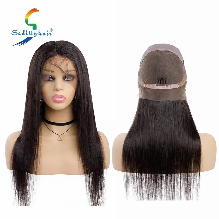 Best Wholesale 100% Human Hair Full Lace Wig With Baby Hair