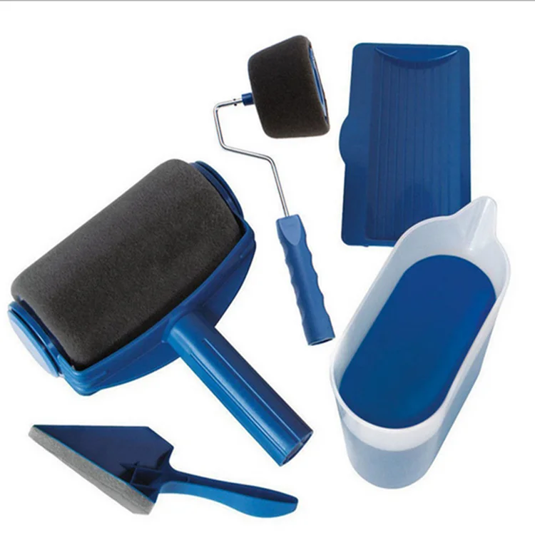 
Новый тип ролика кисть костюм многофункциональных кистей с щеточным валиком 5 шт для малярного валика комплект 